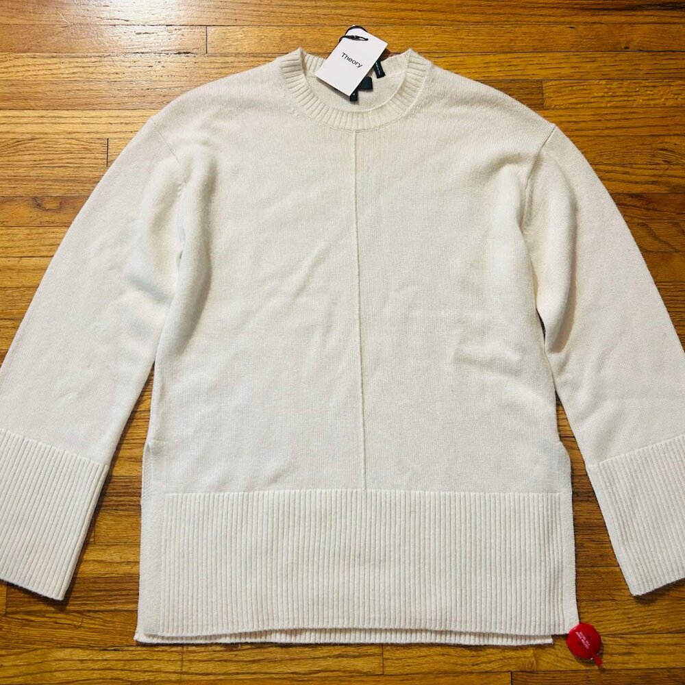 Theory New w/tag Wool Cashmere Relaxed fit Sweater M $425